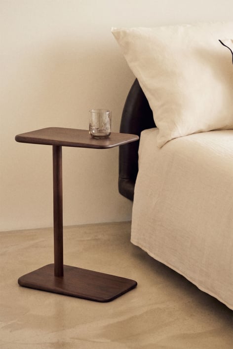Szafka nocna 40x25 cm z drewna Tinsley
