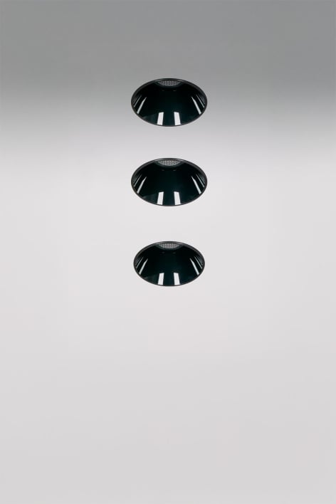 Zestaw 3 szt. – oprawy LED trimless Ø3,6 cm z aluminium, z funkcją stopniowego włączania i wyłączania Luisiana