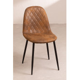 Krzeslo do Jadalni ze Sztucznej Skóry Glamm Diamond, miniaturka zdjęcia 1