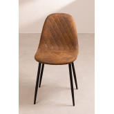 Krzeslo do Jadalni ze Sztucznej Skóry Glamm Diamond, miniaturka zdjęcia 3