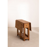 Stół Składany z Drewna z Recyklingu Abura, miniaturka zdjęcia 3