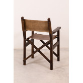 Krzesło Reżyserskie Skórzane Madeo, miniaturka zdjęcia 4