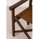 Krzesło Reżyserskie Skórzane Madeo, miniaturka zdjęcia 6