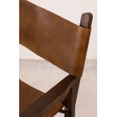 Krzesło Reżyserskie Skórzane Madeo, miniaturka zdjęcia 5