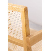 Krzesło z Podłokietnikami z Drewna Lali , miniaturka zdjęcia 5