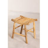 Niski stolek ogrodowy z drewna tekowego Narel, miniaturka zdjęcia 2
