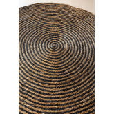 Okragly dywan z naturalnej juty (Ø150 cm) Font, miniaturka zdjęcia 3