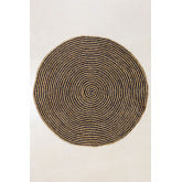Okragly dywan z naturalnej juty (Ø150 cm) Font, miniaturka zdjęcia 2