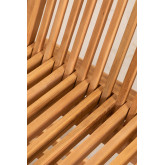Zestaw 2 Krzesel Ogrodowych Skladanych z Drewna Tekowego Pira, miniaturka zdjęcia 3