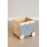 Drewniany Wózek do Przechowywania Madys Kids, miniaturka zdjęcia 2