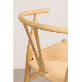 Wysoki stolek z oparciem z drewna (76,5 cm) Uish, miniaturka zdjęcia 6