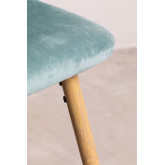 Wysoki stolek z aksamitu (77 cm) Kana, miniaturka zdjęcia 4