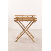 Skladany stolik boczny Wallis z taca z bambusa, miniaturka zdjęcia 3