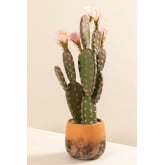 Sztuczny Kaktus z Kwiatami Opuntia, miniaturka zdjęcia 2