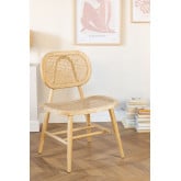 Krzeslo do Jadalni z Drewna Wiazu Leila, miniaturka zdjęcia 1