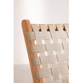 Ogrodowe  Krzeslo z Drewna Teakowego Diama, miniaturka zdjęcia 5