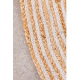 Okragly Dywan z Naturalnej Juty (Ø120) Crok, miniaturka zdjęcia 3