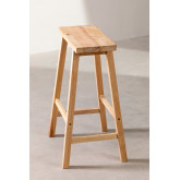 Wysoki stolek z drewna (72,5 cm) Arlan, miniaturka zdjęcia 4