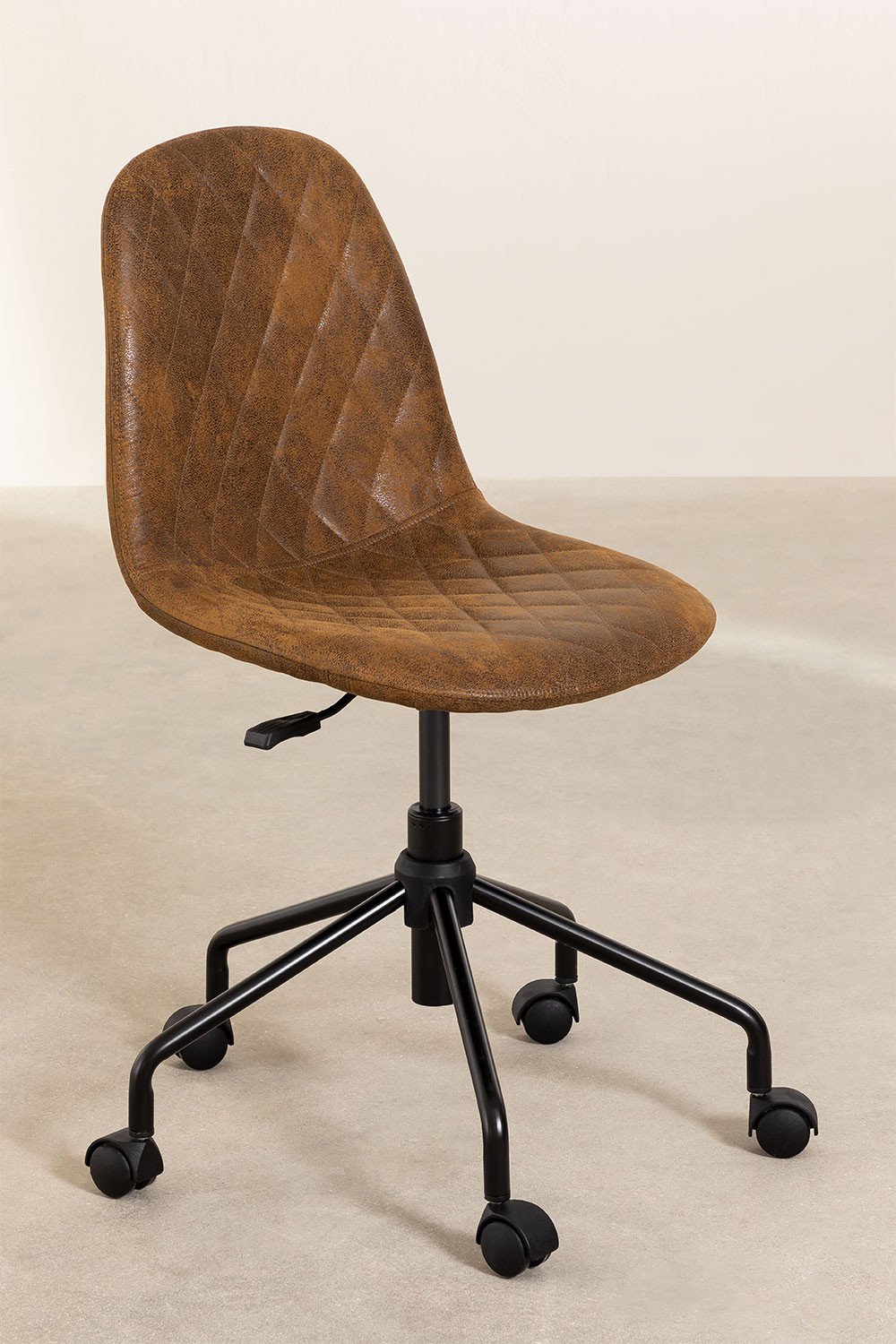 Krzeslo Biurowe ze Sztucznej Skóry Glamm Diamond, obrazek w galerii 1
