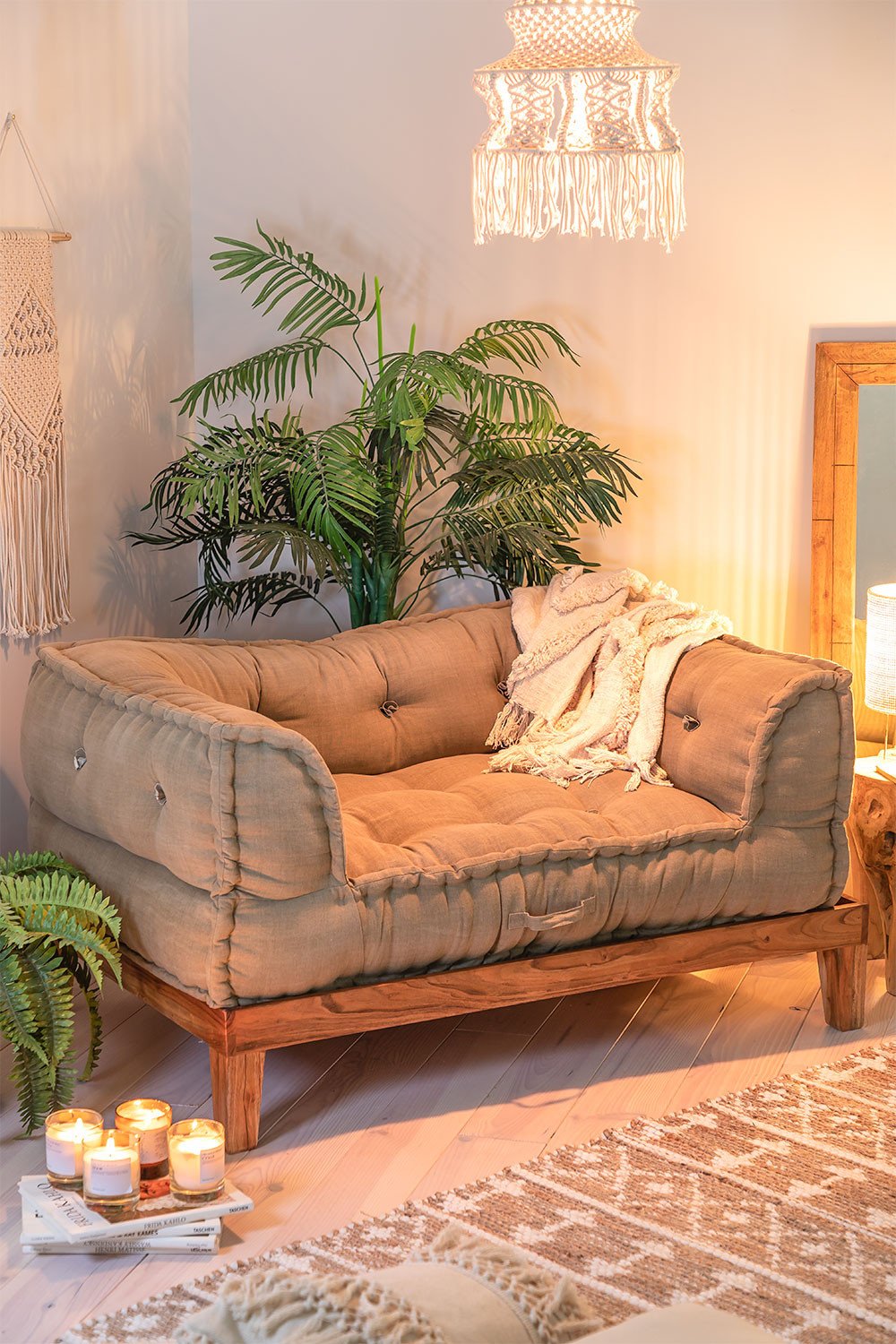Modulowa sofa z bawelny Dhel, obrazek w galerii 1