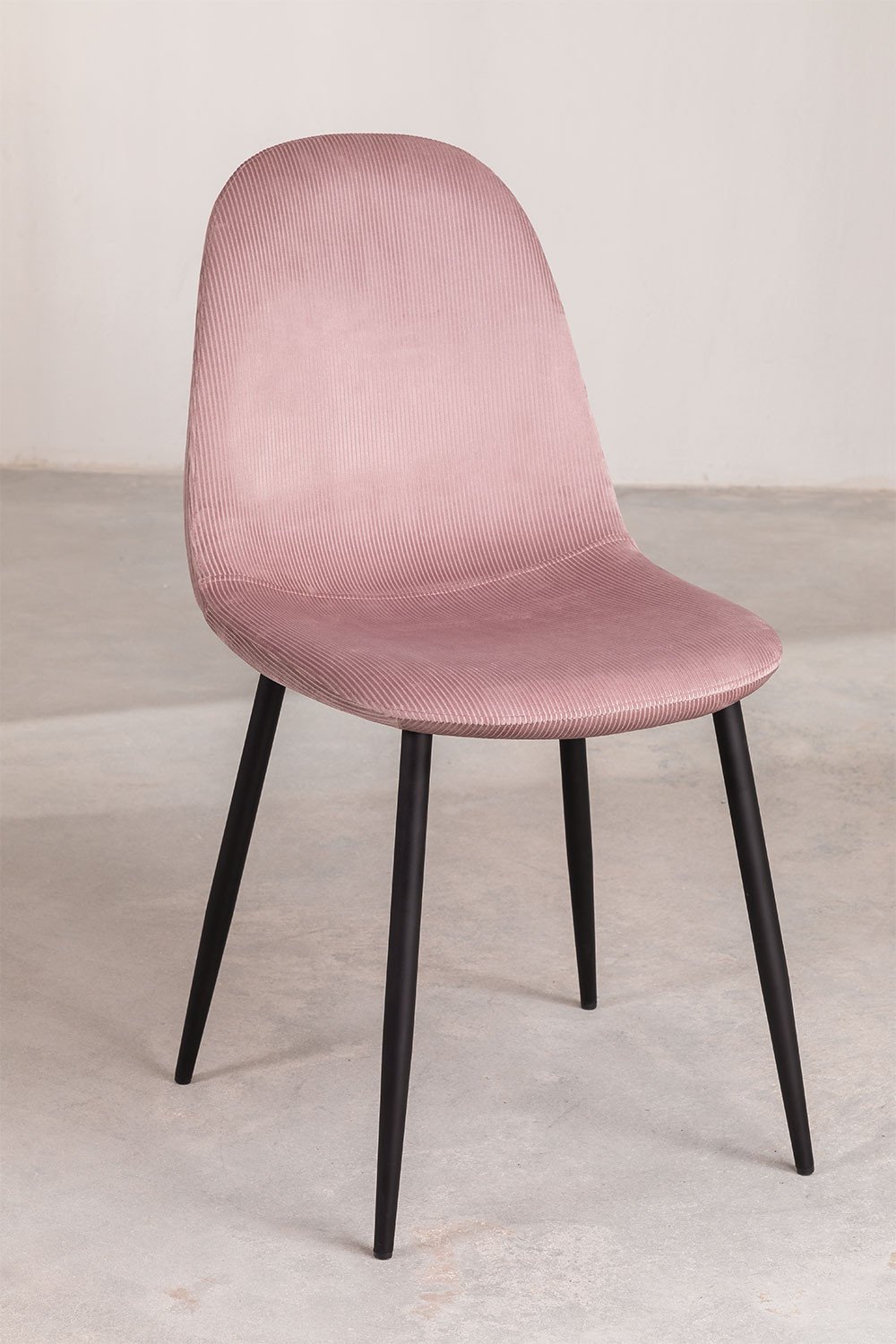 Sztruksowe krzeslo do jadalni Glamm, obrazek w galerii 2