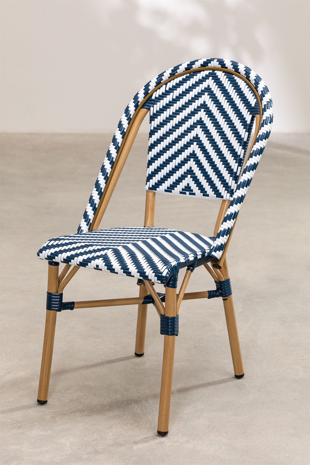 Ogrodowe Krzeslo z Syntetycznej Wikliny Kalian, obrazek w galerii 1