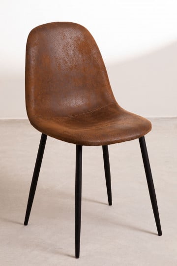 Krzeslo do Jadalni ze Sztucznej Skóry Glamm