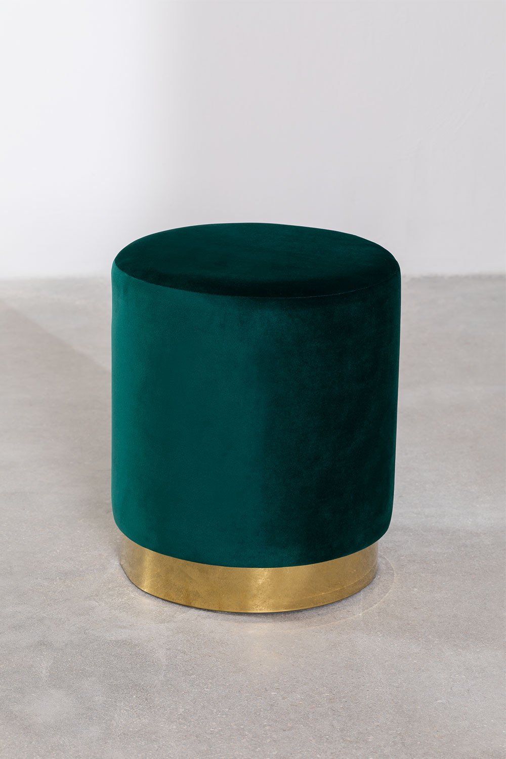 Puff Round w stylu Velvet Flikez, obrazek w galerii 1