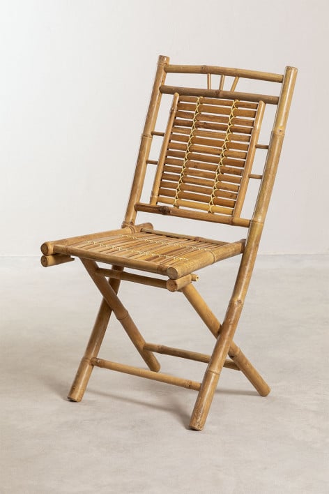 Krzeslo skladane bambusowe Yakku