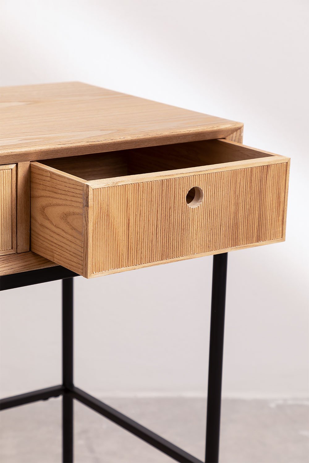 Konsola z drewna jesionowego Glai, obrazek w galerii 5