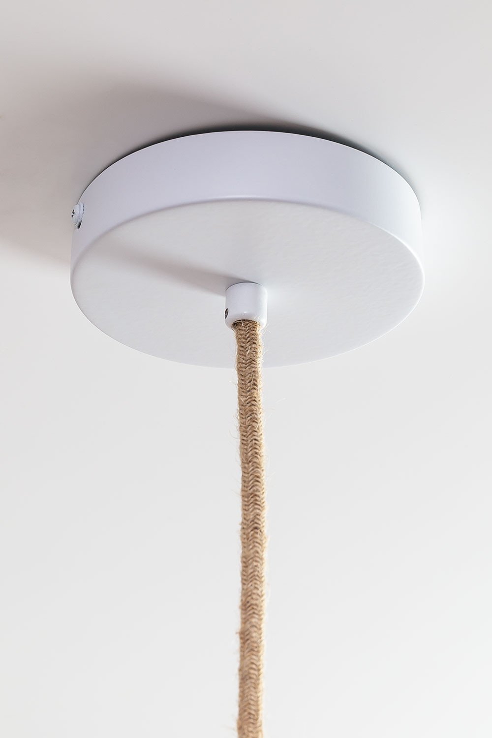 Lampa sufitowa wisząca z rattanu Satu, obrazek w galerii 8