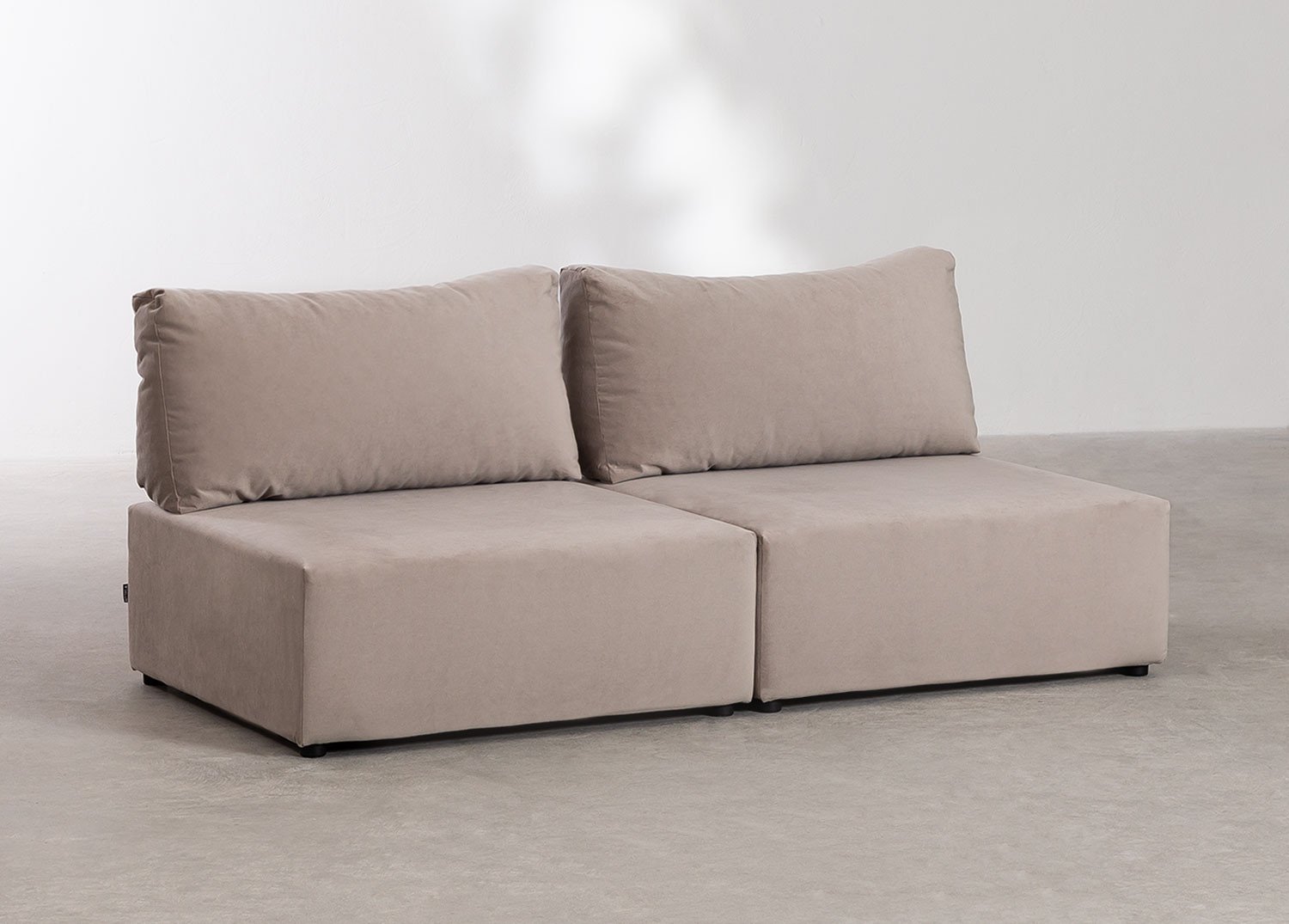 2 częściowa Sofa Modułowa z Aksamitu Kata, obrazek w galerii 1