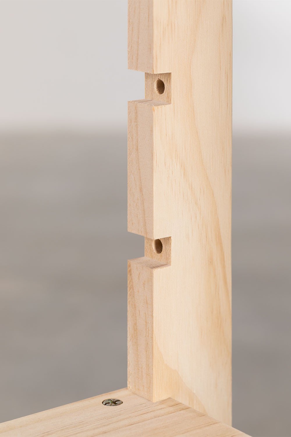 Regulowane biurko z drewna sosnowego Estudi Kids, obrazek w galerii 7