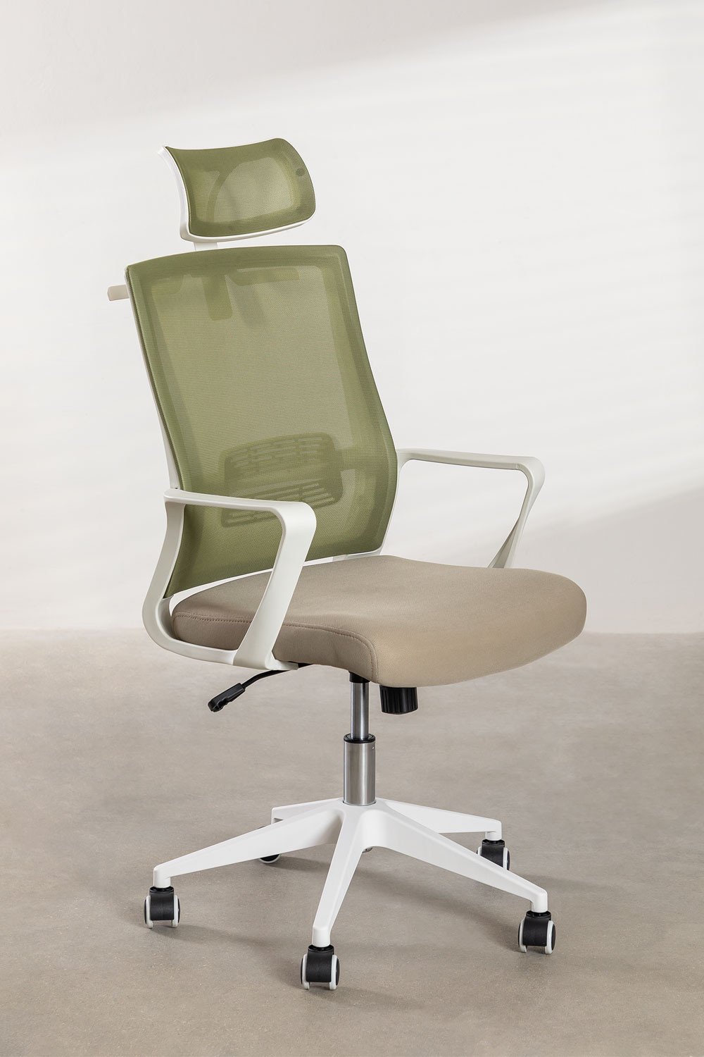 Krzesło biurowe z kółkami i podłokietnikami Teill Colors, obrazek w galerii 2
