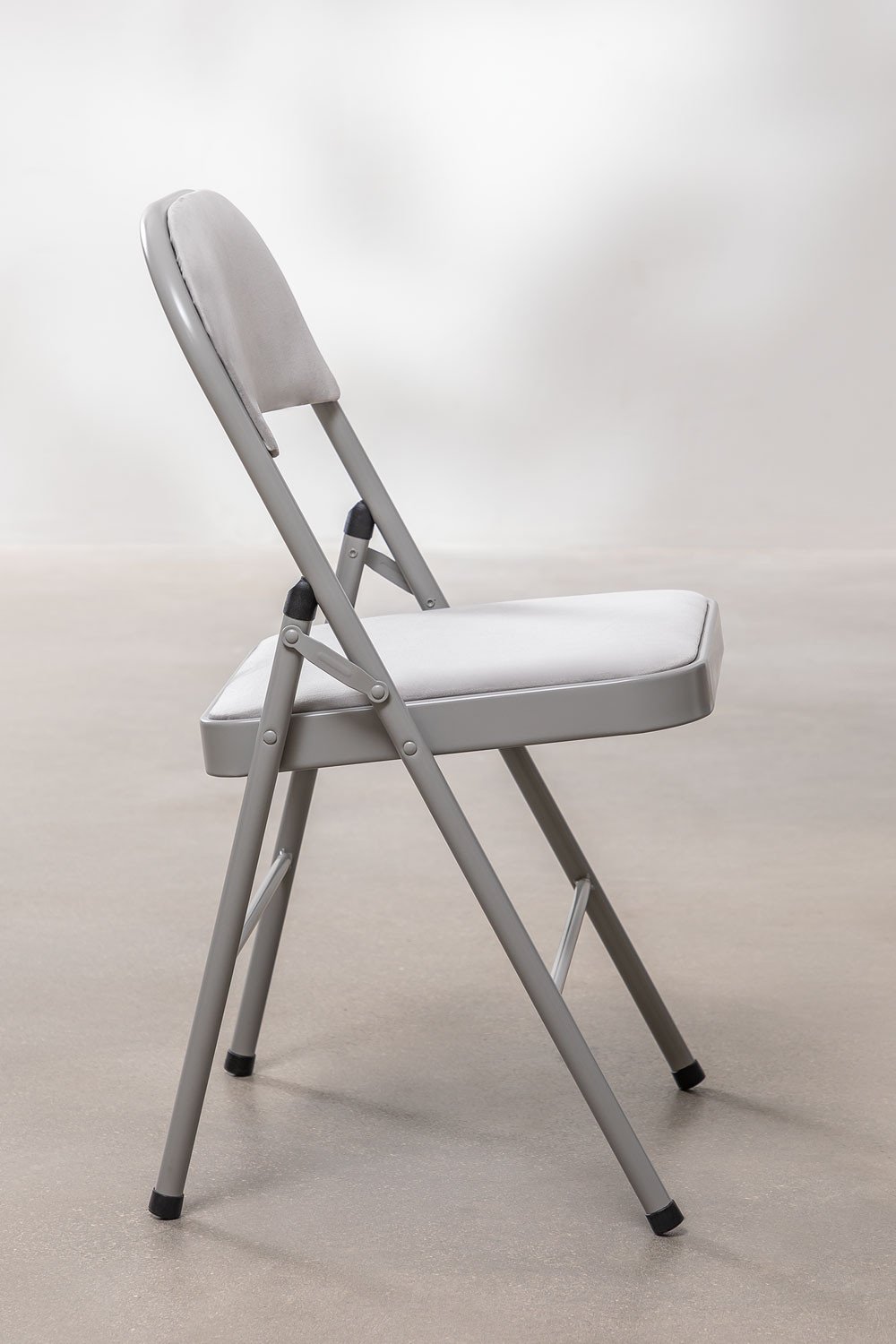 Zestaw 2 krzesel skladanych z Aksamitu Keiren , obrazek w galerii 3