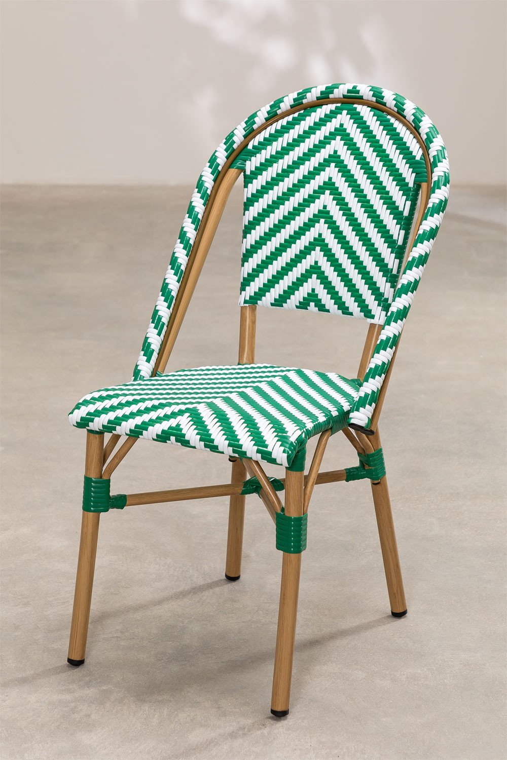 Zestaw 2 krzesel ogrodowych z syntetycznej wikliny Kalian, obrazek w galerii 1