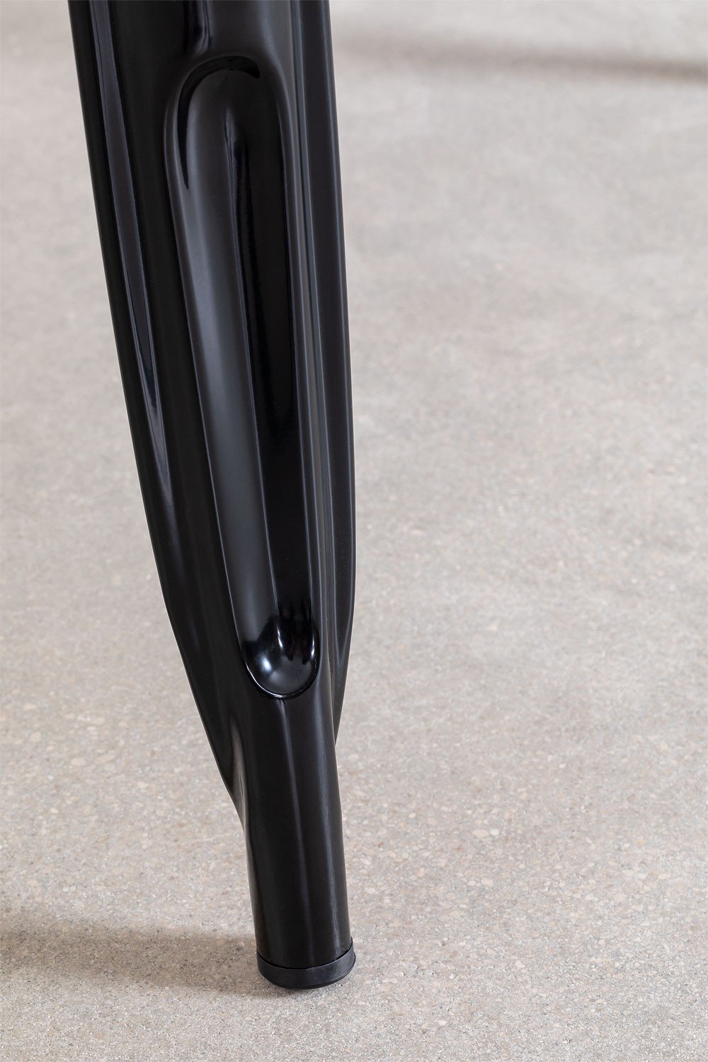 Kwadratowy stół kuchenny 80x80 cm z drewna i stali LIX, obrazek w galerii 5