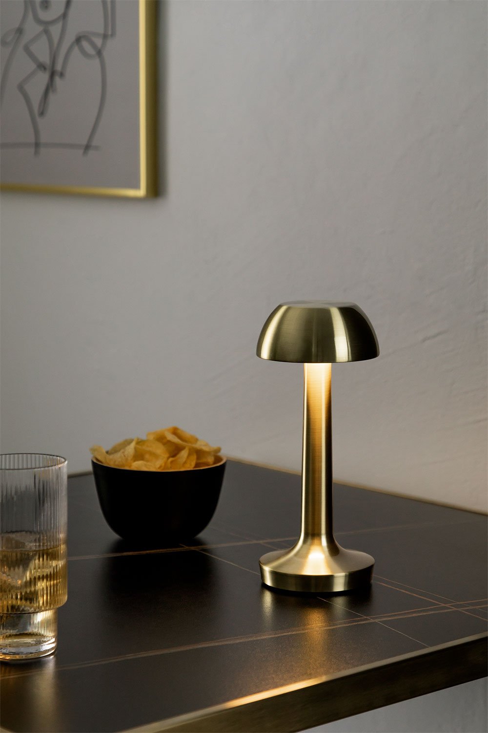 Bezprzewodowa lampa stołowa LED Asuan, obrazek w galerii 2