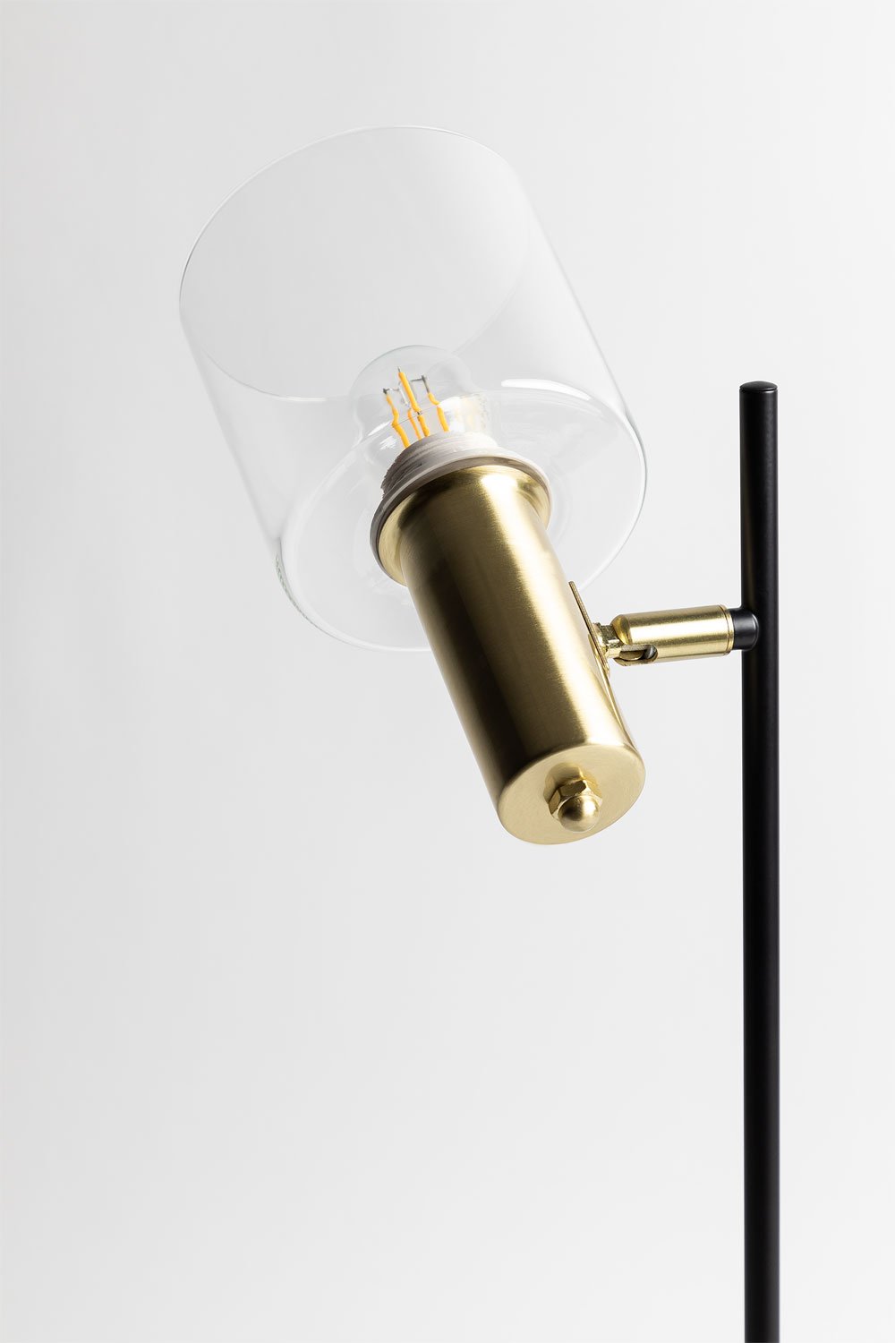 Regulowana lampa stołowa z żelaza i szkła Andaluz, obrazek w galerii 6