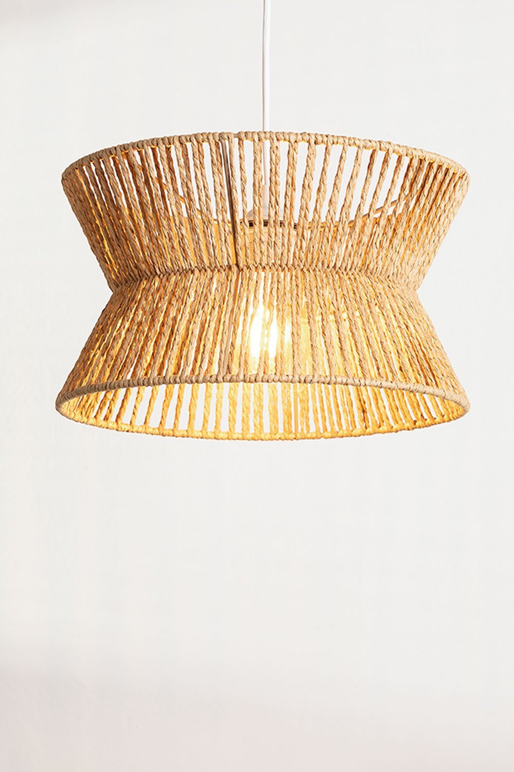 Lampa Wisząca z Papierowej Plecionki Bonny, obrazek w galerii 3