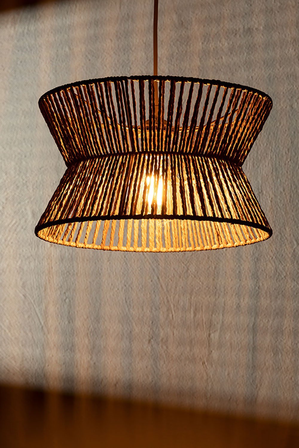 Lampa Wisząca z Papierowej Plecionki Bonny, obrazek w galerii 4