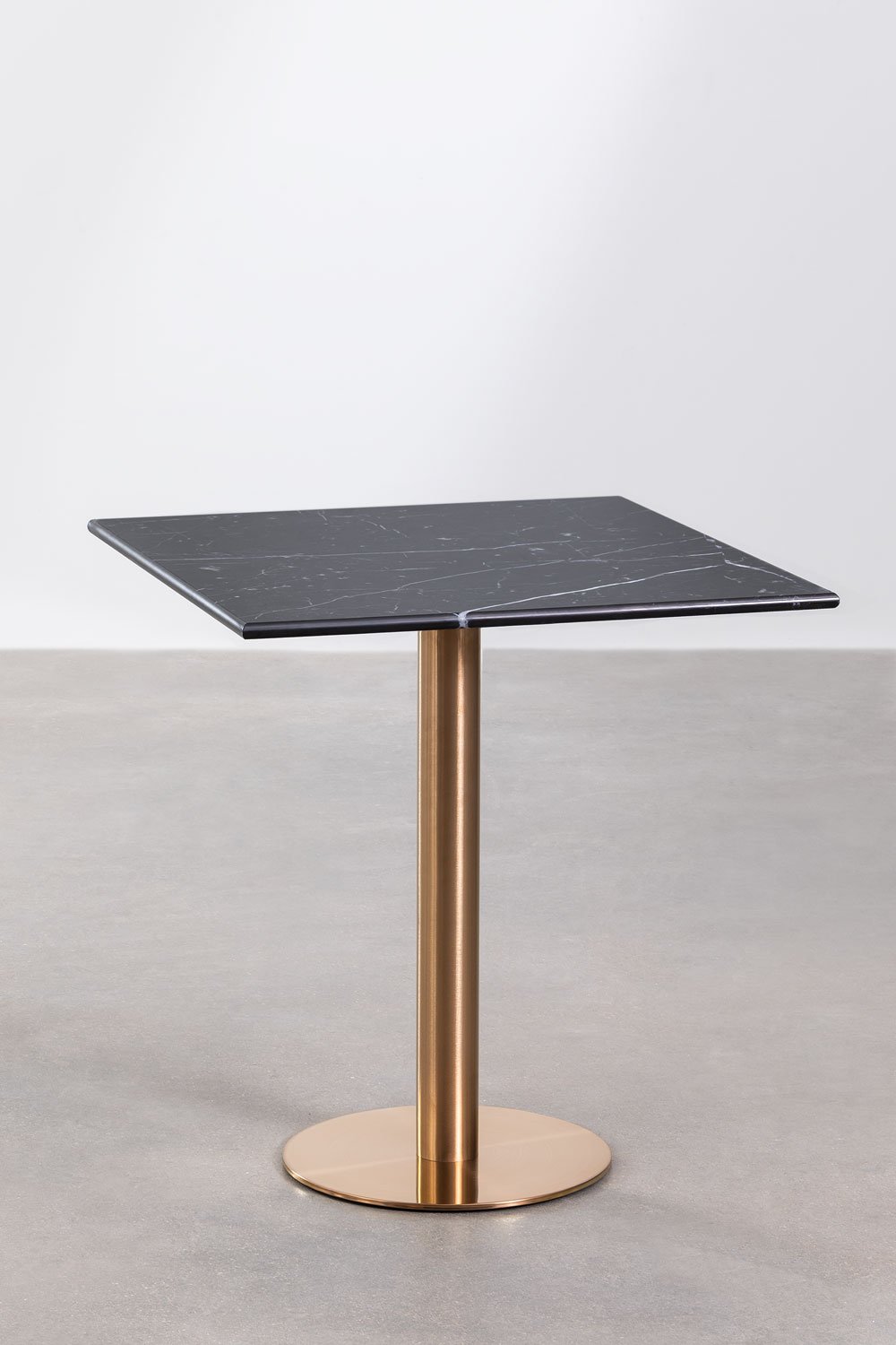 Kwadratowy stół barowy z marmuru Cosmopolitan, obrazek w galerii 1