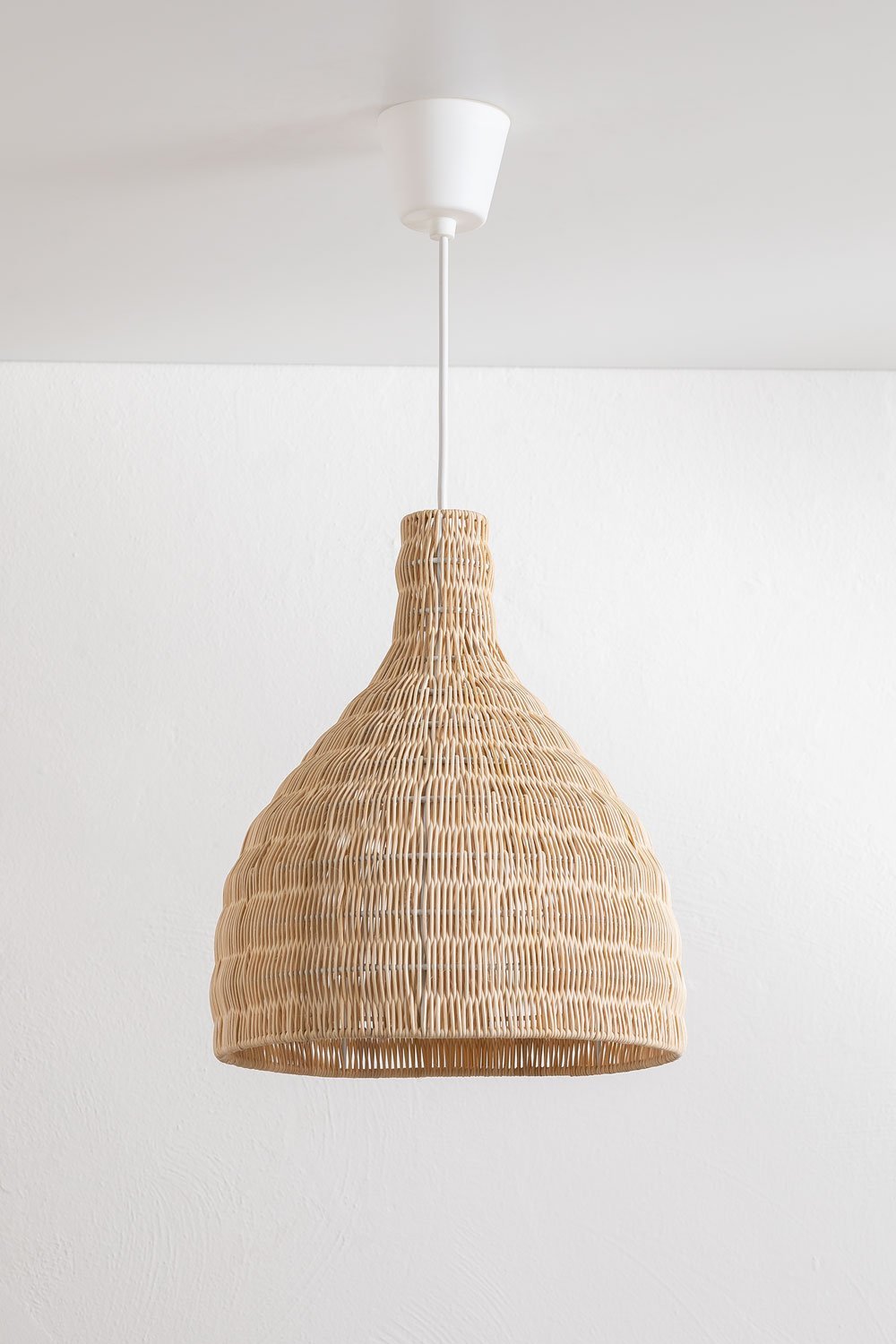 Rattanowa Lampa Sufitowa Markle, obrazek w galerii 2