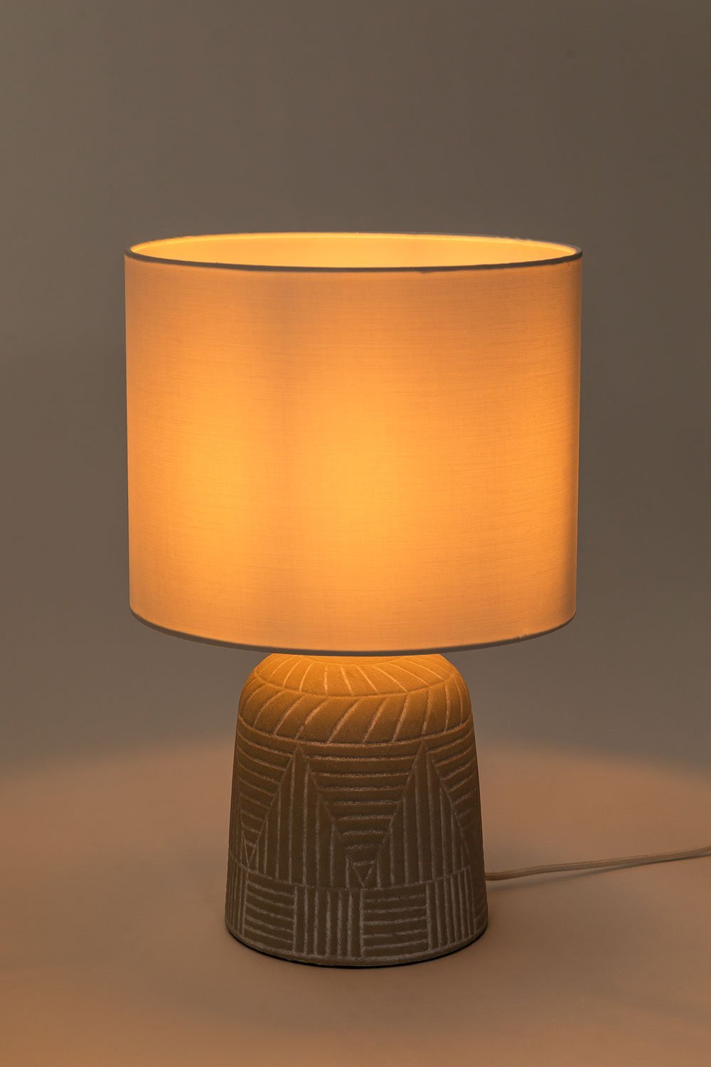 Ceramiczna lampa stołowa Tomer, obrazek w galerii 3