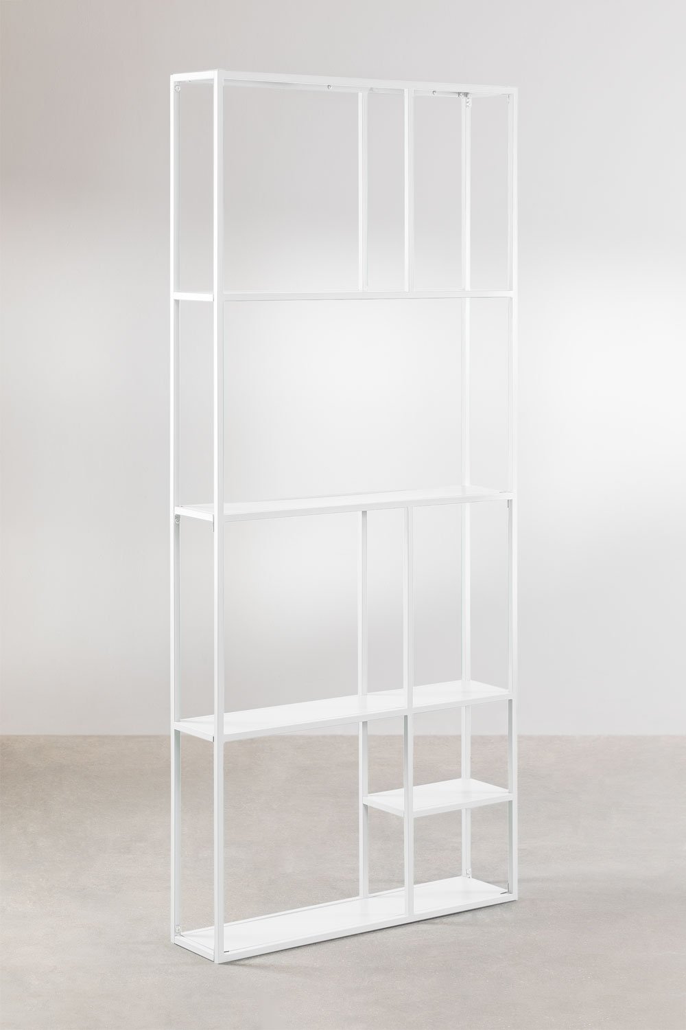 Modulowy regal scienny z metalu (80 cm) Thura, obrazek w galerii 1