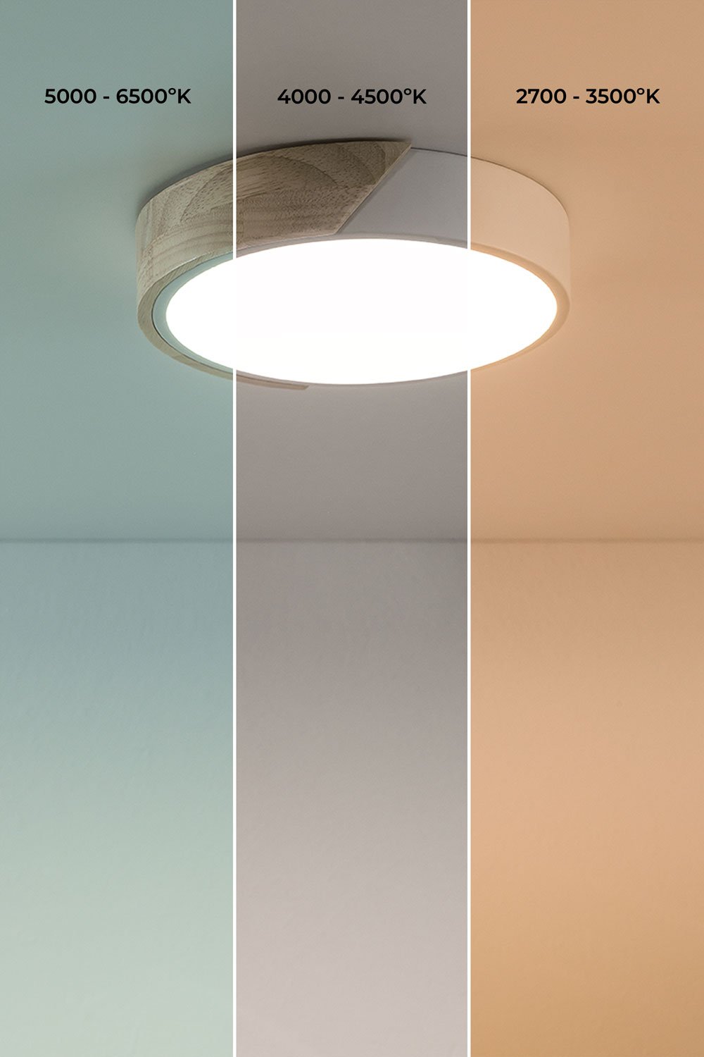 Plafon sufitowy LED okrągły z żelaza Jan, obrazek w galerii 5