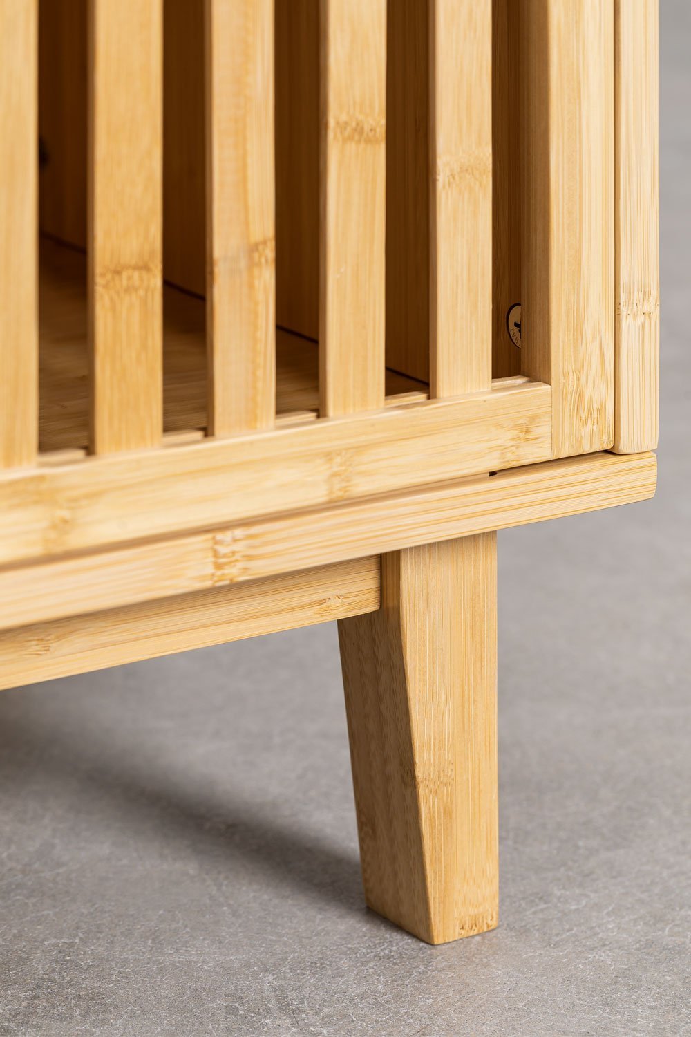 Szafka RTV 150x40 cm z bambusa Albin, obrazek w galerii 6