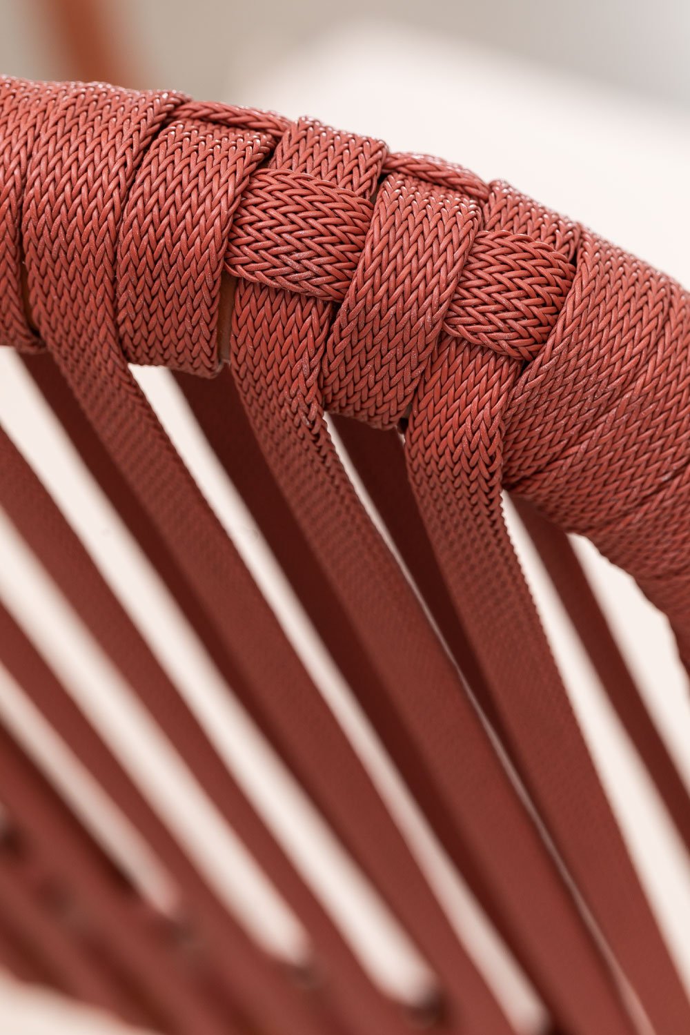 Zestaw 6 składanych krzeseł ogrodowych z podłokietnikami z aluminium i plecionej liny Arhiza, obrazek w galerii 6