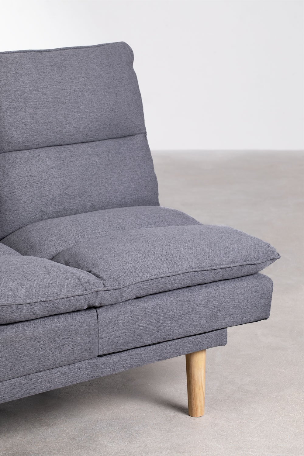 Dwuosobowa rozkładana sofa z tkaniny Veka, obrazek w galerii 3