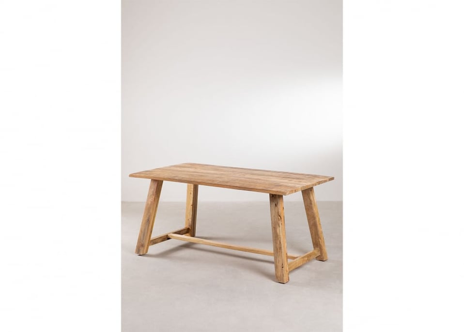 Prostokątny stół do jadalni z drewna mango (160x90 cm) Zarek